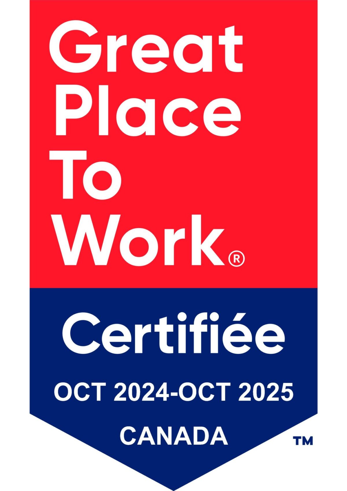 Great Place to Work Certifiée Oct 2024 - Oct 2025