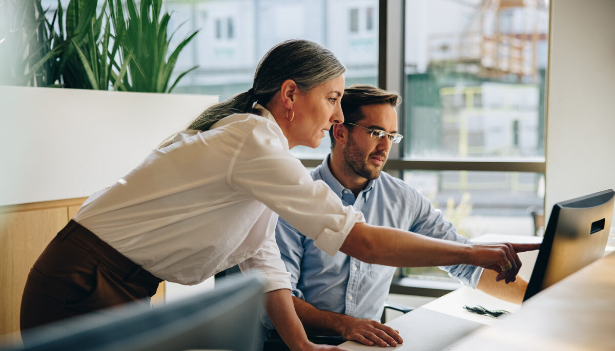 Business people working together in office